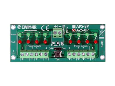 Répartiteur d'alimentation / séparateur de court-circuit pour détecteurs d'alarme 4ème classe