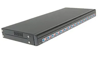 16 canaux récepteur vidéo actif pour UTP, AUTP-16R