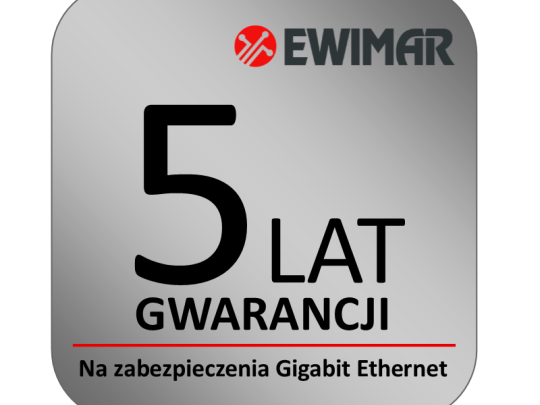 Garantie 5 ans pour les produits EWIMAR dédiés au Gigabit Ethernet !